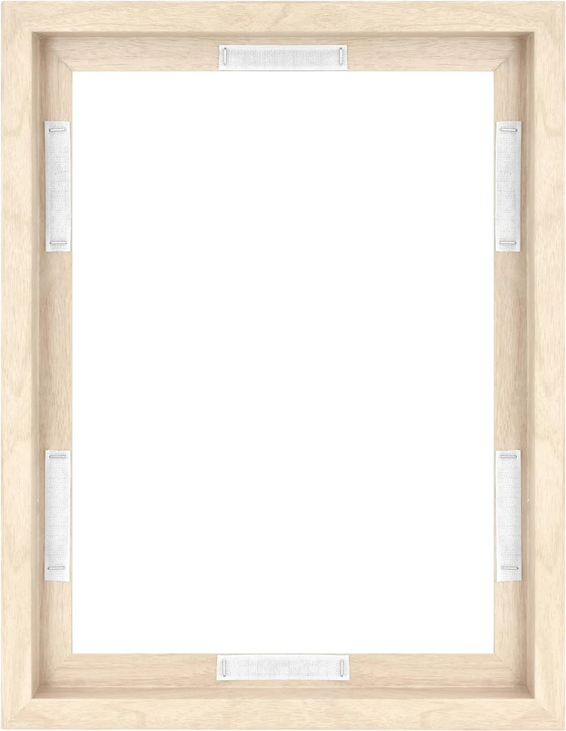 Canvas Float Frames 12X16 Frame, Natural Woodgrain for Finished Canvases, Vertic