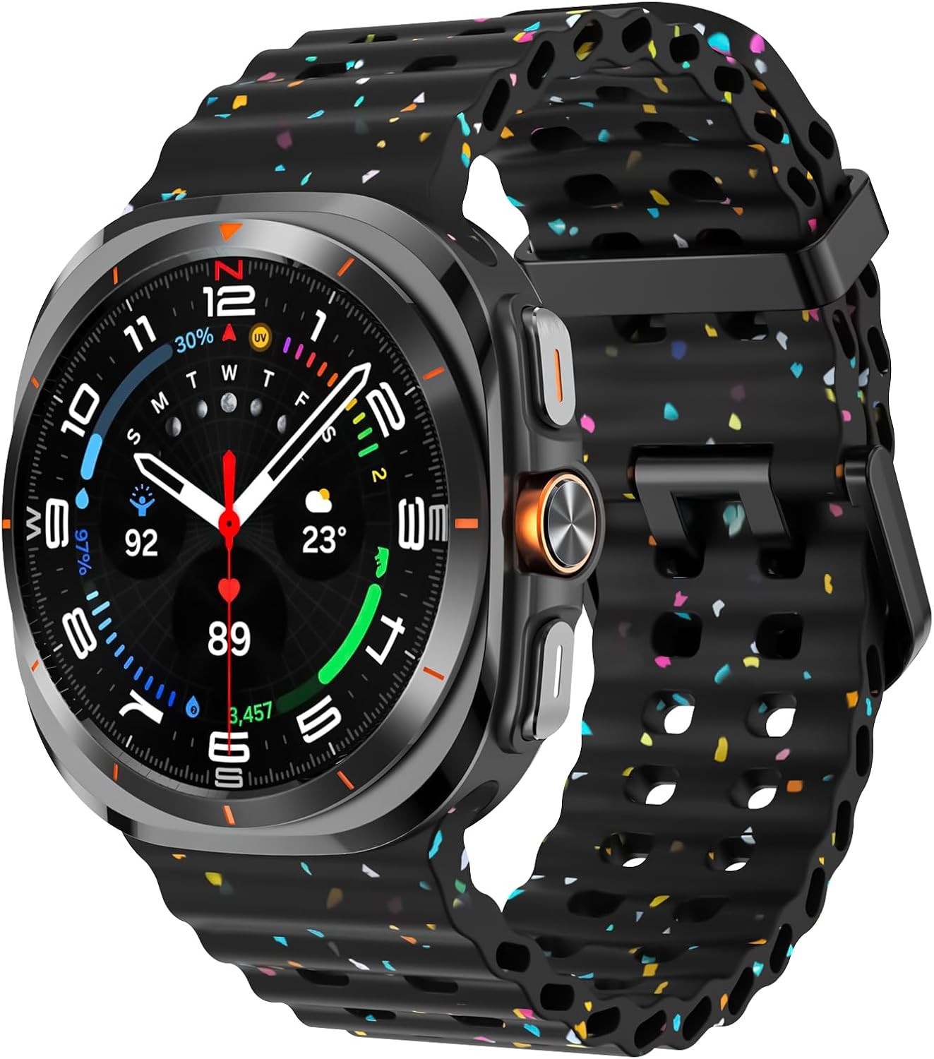 Soft Ocean Silicone Strap Compatible with Samsung Galaxy Watch Ultra 47mm