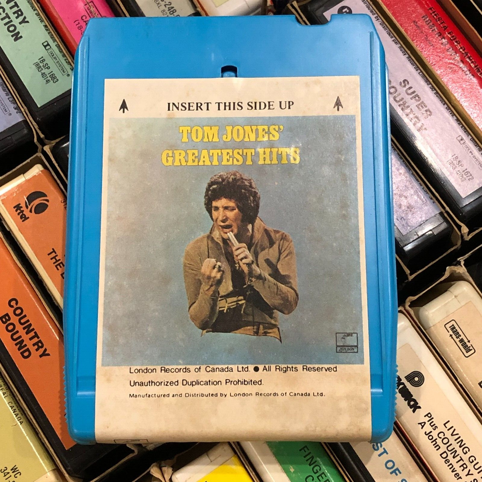 Tom Jones : Greatest Hits 1973, 8 Track Tape CANADA