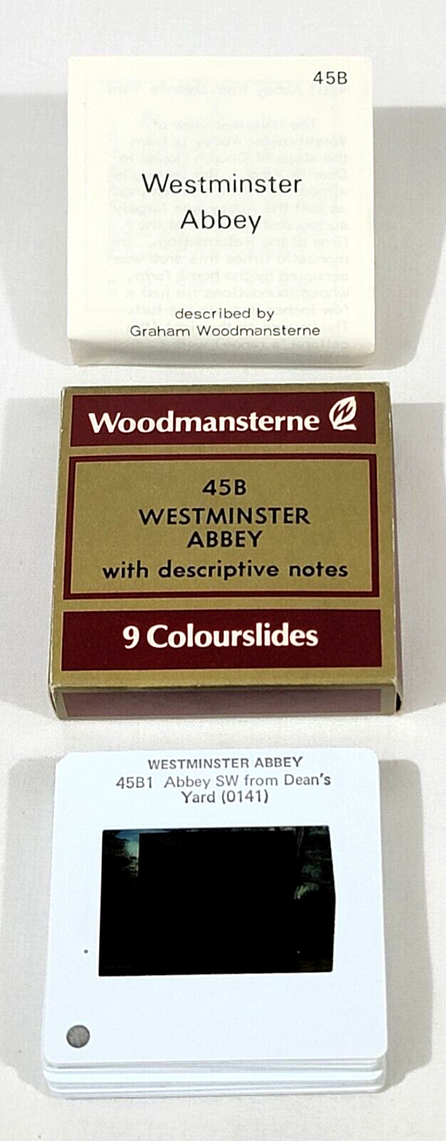 Westminster Abbey 9 Colourslides 45B