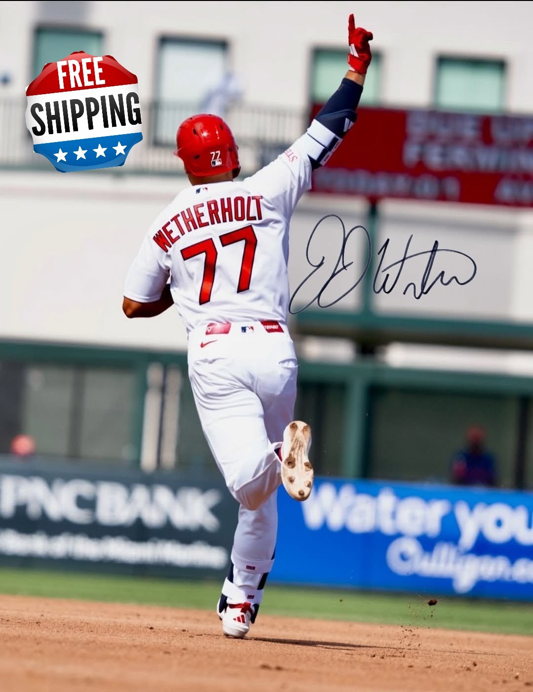 JJ Wetherholt Cardinals Autograph 8x10 Photo Reprint Signature Free Shipping 