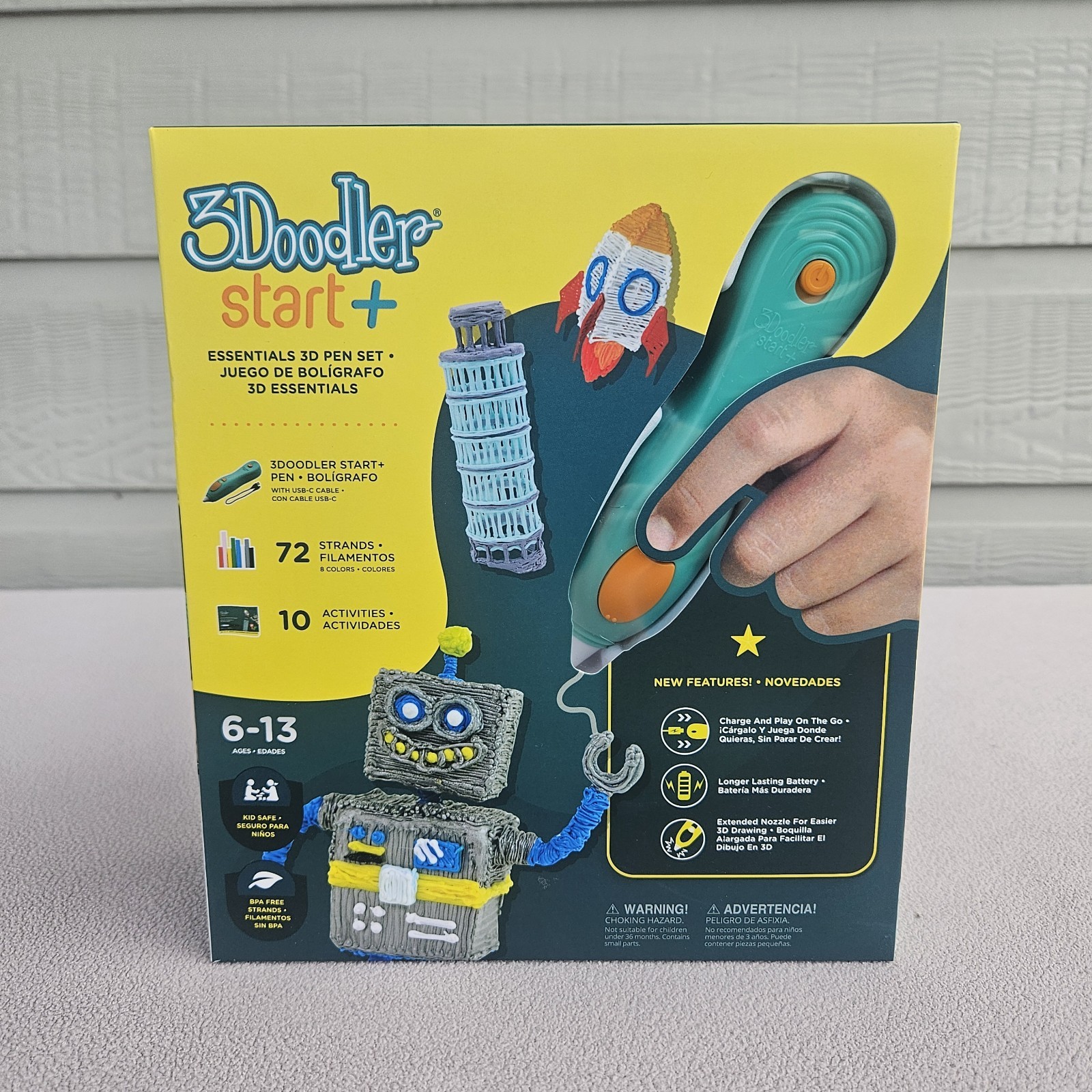 3Doodler Start+ Essentials 3D Pen Set Printing STEM Educational Kid Safe