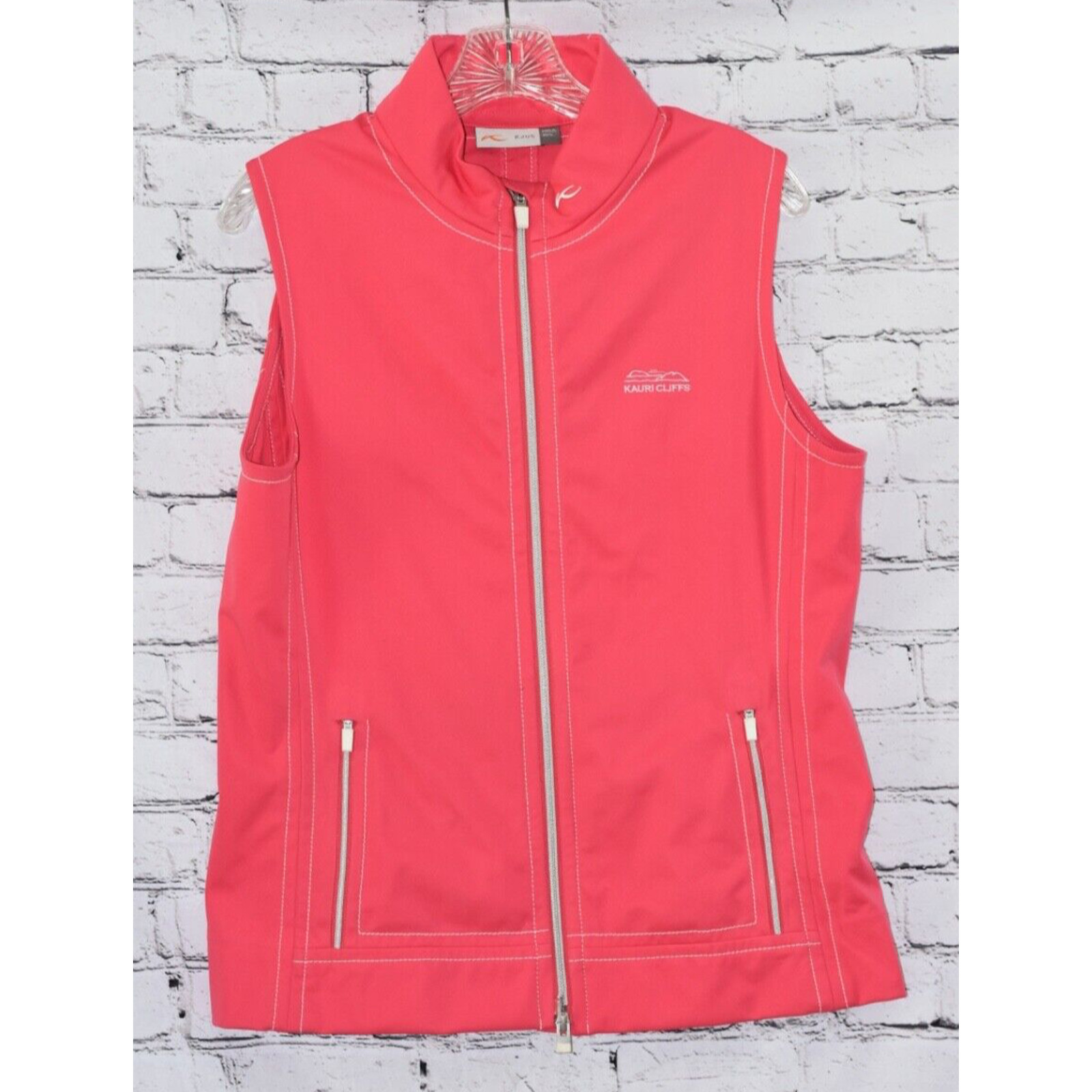 KJUS Women's 40/L Full Zip Thermal Core Stretch Golf Drew SoftShell Vest NEW!!