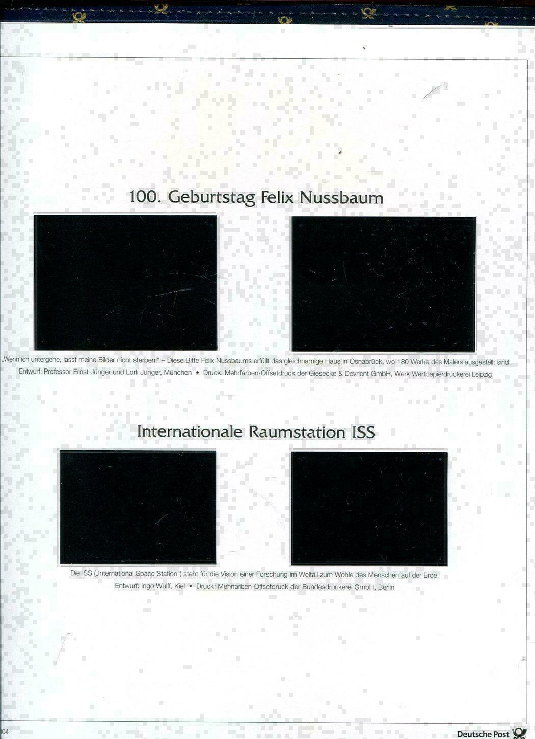 Germany Plus Stamp Album 2002 - 2004