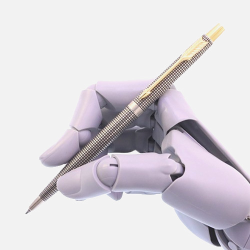 PARKER Ballpoint Pen Classic Sterling Silver Knock Type