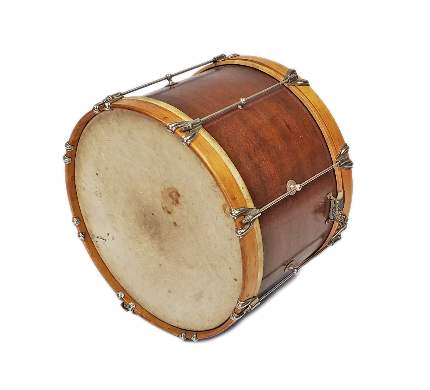 ANTIQUE LEEDY WOOD MARCHING BAND SNARE DRUM Musical Instrument  NICE