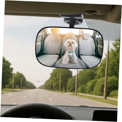 Automotive Interior Rearview Baby Mirror, 3.5" X 2.2" Universal Small Wide 