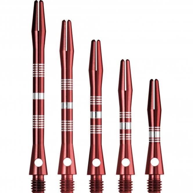 Designa Multiline Red Regrooved XShort Dart Shafts