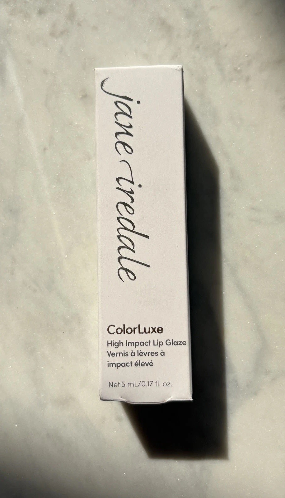 Jane Iredale ColorLuxe High Impact Lip Glaze in Mid-Tone Rose Pink, NIB