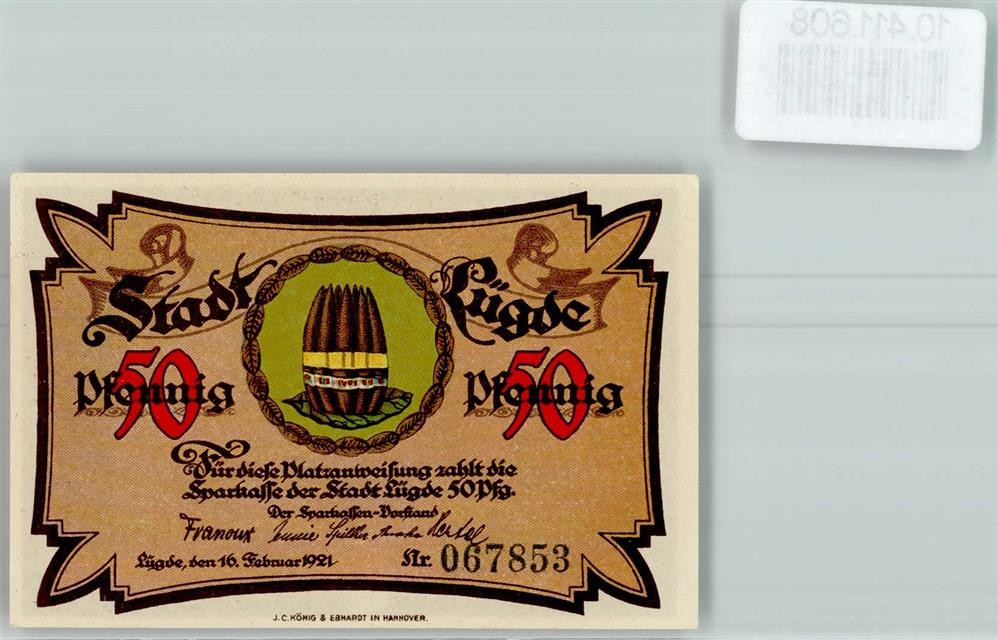 10411608 - 4927 Luegde Emergency Money Cigars