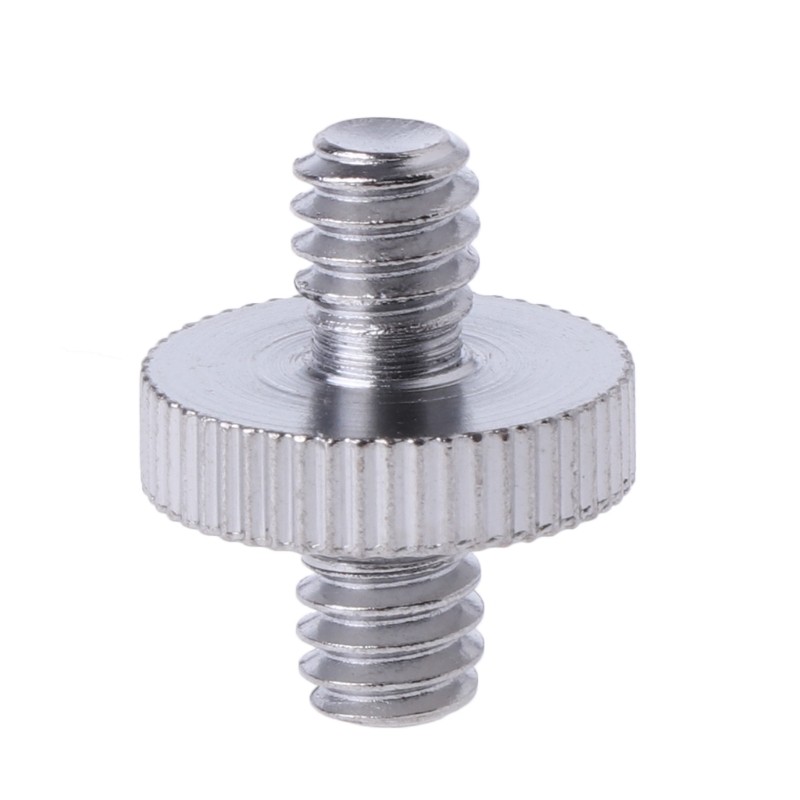 Double-headed 1/ 4" Male Screw Thread Convert Adapter For Camera Tripod Ballhead