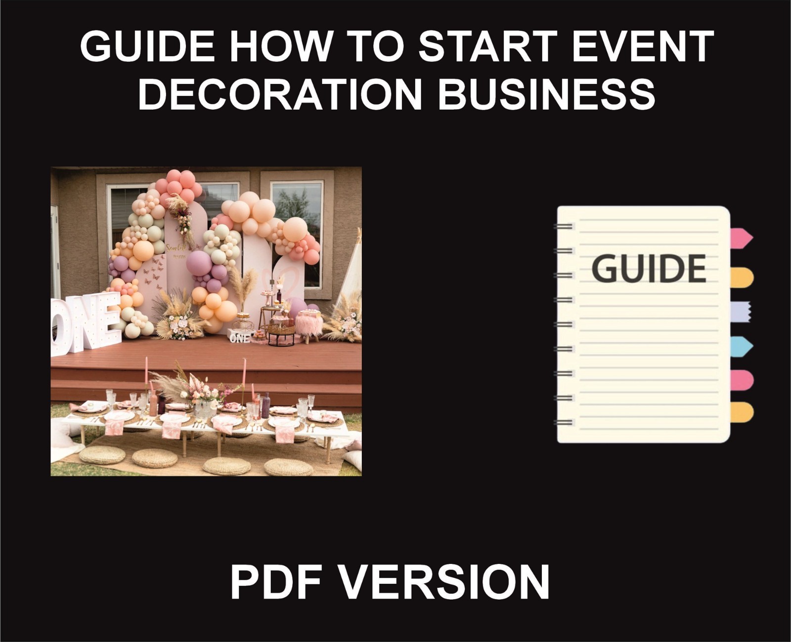 Guide How To Start Event Decoration And Styling Business, PDF