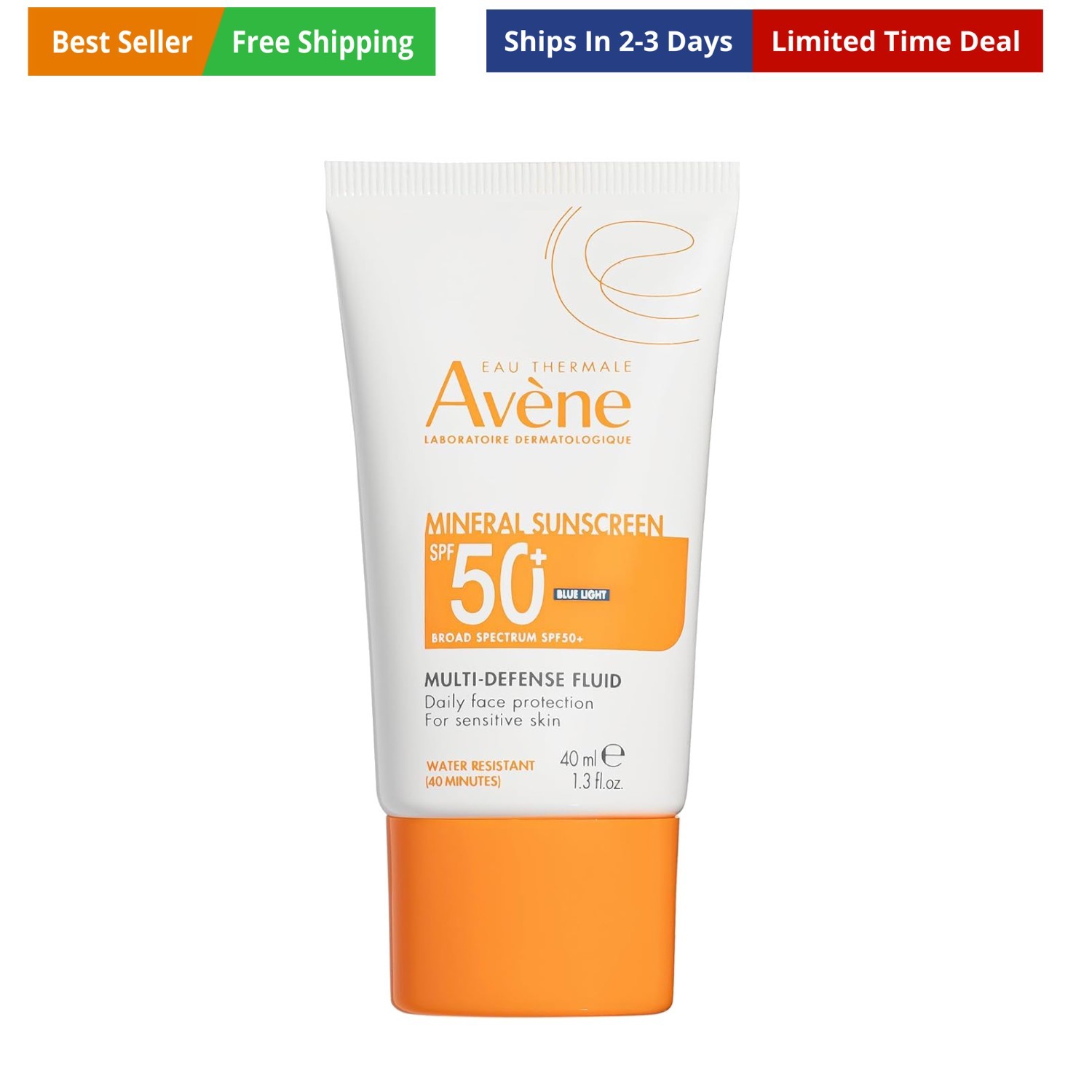 Avène Mineral Sunscreen Multi-Defense Fluid SPF 50