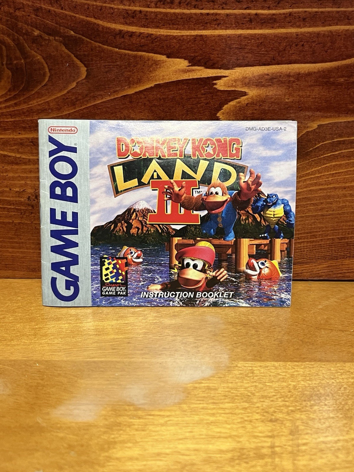 Donkey Kong Land III 3 Original Nintendo Gameboy Instruction Manual Only