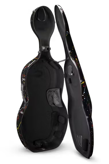Musilia S3 Cello Case, 4/4 Size, Black Fantasy