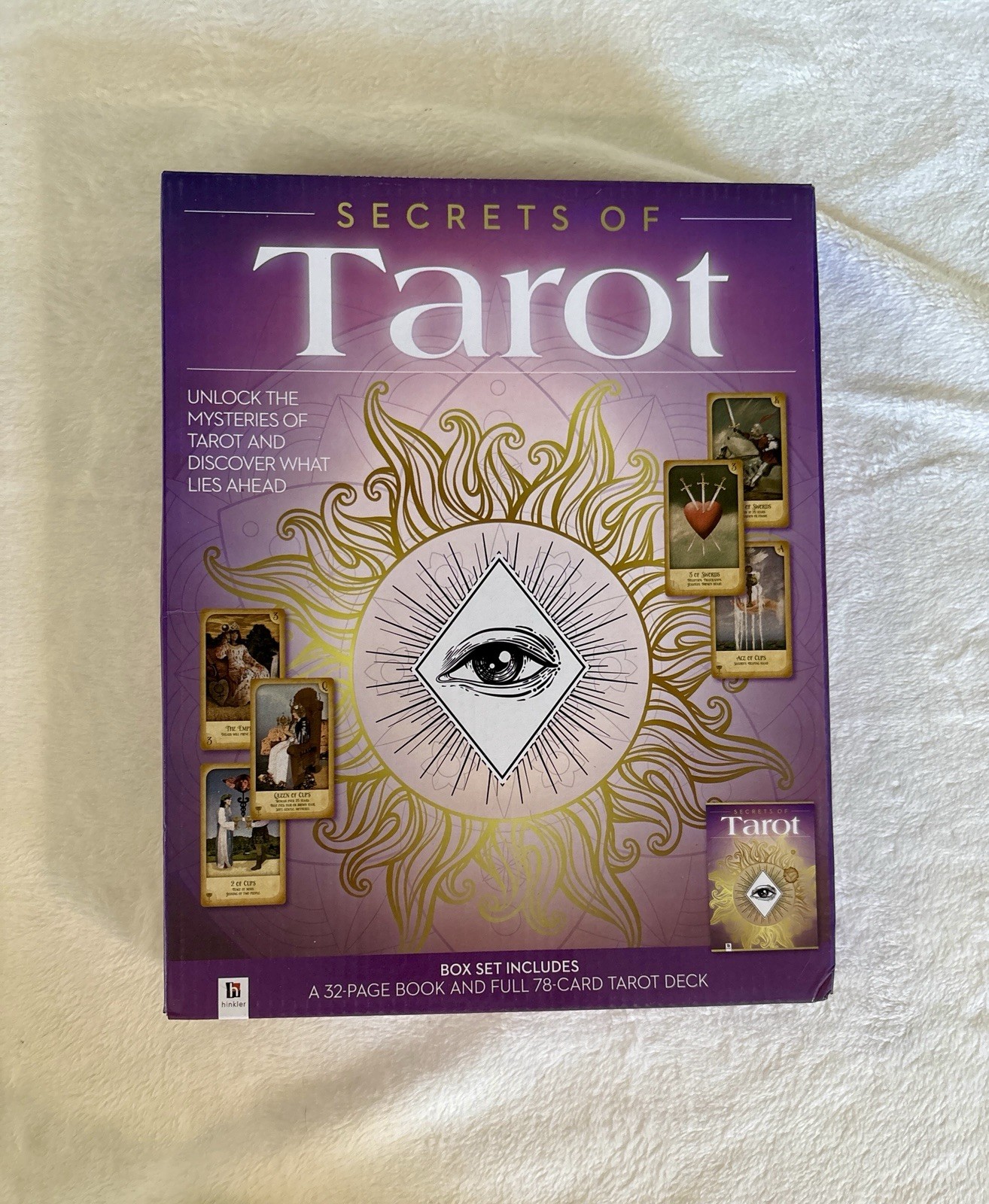 Hinkler Secrets of Tarot Box Set 78-Card Deck and 32-Page Book NEW