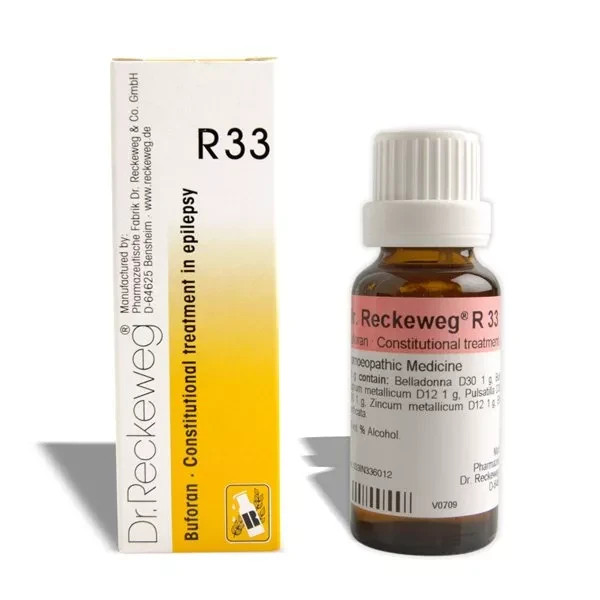 Pack of 3 Made in Germany  Reckeweg R33 (Buforan)  Drop 22ml Free Shipping