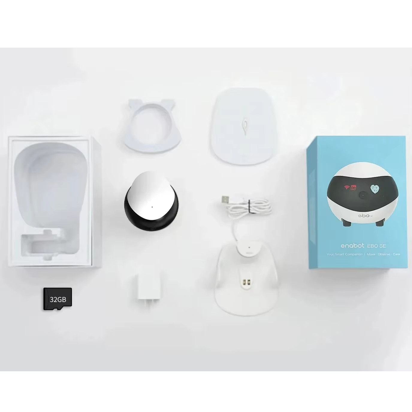 Enabot EBO SE Camera Robot for Dog Cat Baby 1080P Home Security Pet Camera Start