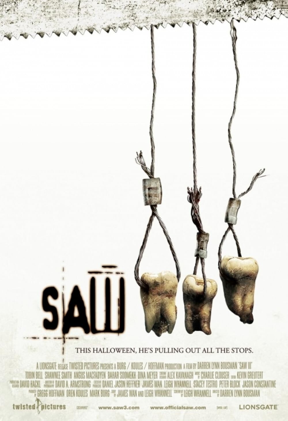 35mm SAW (3) III (2007) FILM/MOVIE/TRAILER/TEASER/PELLICOL C70