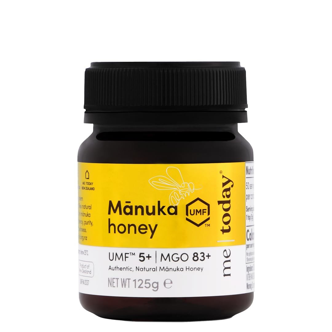 Me Today Manuka Honey UMF 5+/MGO 83+, Raw & 4.4 Ounce (Pack of 1) 