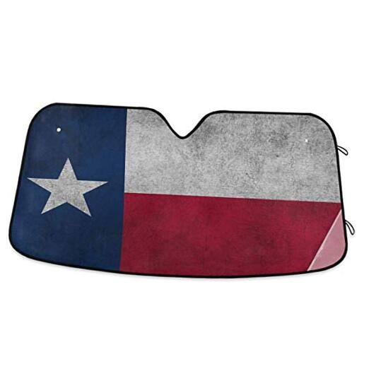 Texas Flag Vintage American Car Windshield Sun Shade Foldable UV Ray color25