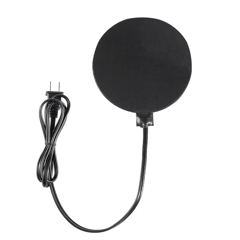 24.5cm Poultry Water Heater Chicken Water Heater Base 60W Deicer Heated3699