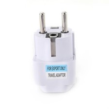 Universal EU Plug Adapter International AU UK US To EU KR Travel Adapter Socket