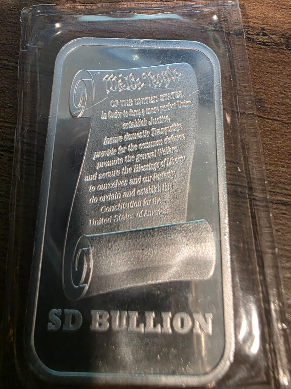 "We The People"-Liberty Bell Bar-SD Bullion 1 Troy oz.999 Silver-Mint Sealed