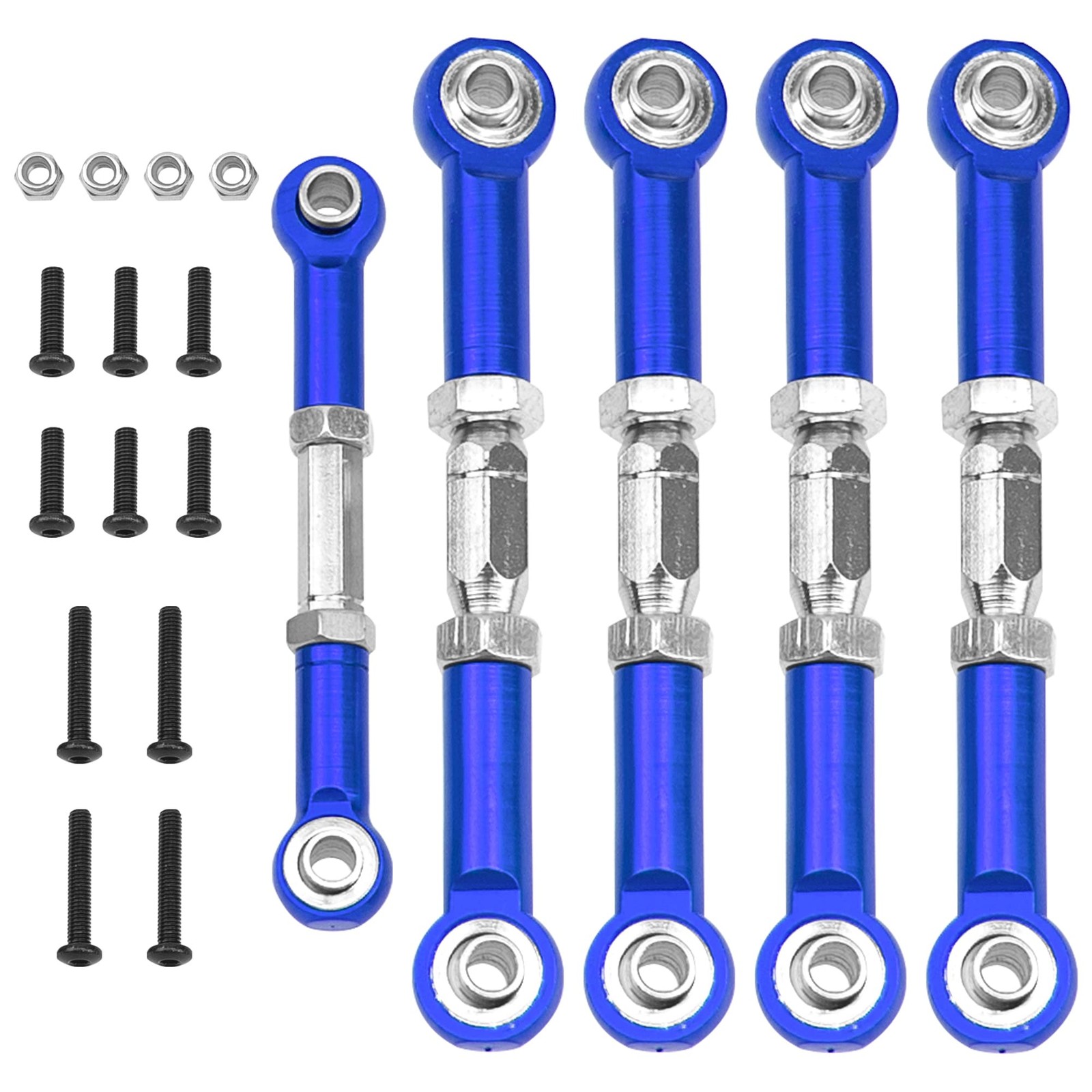 Metal Turnbuckles Rod Camber Links Steering Linkage Tie Rods Pull Rod Compati...