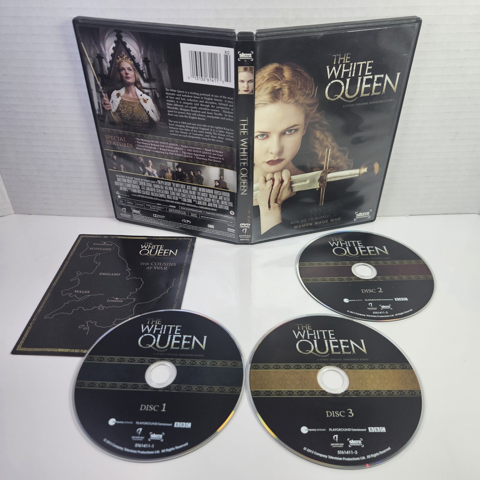 The White Queen (DVD, 2013) Starz Miniseries