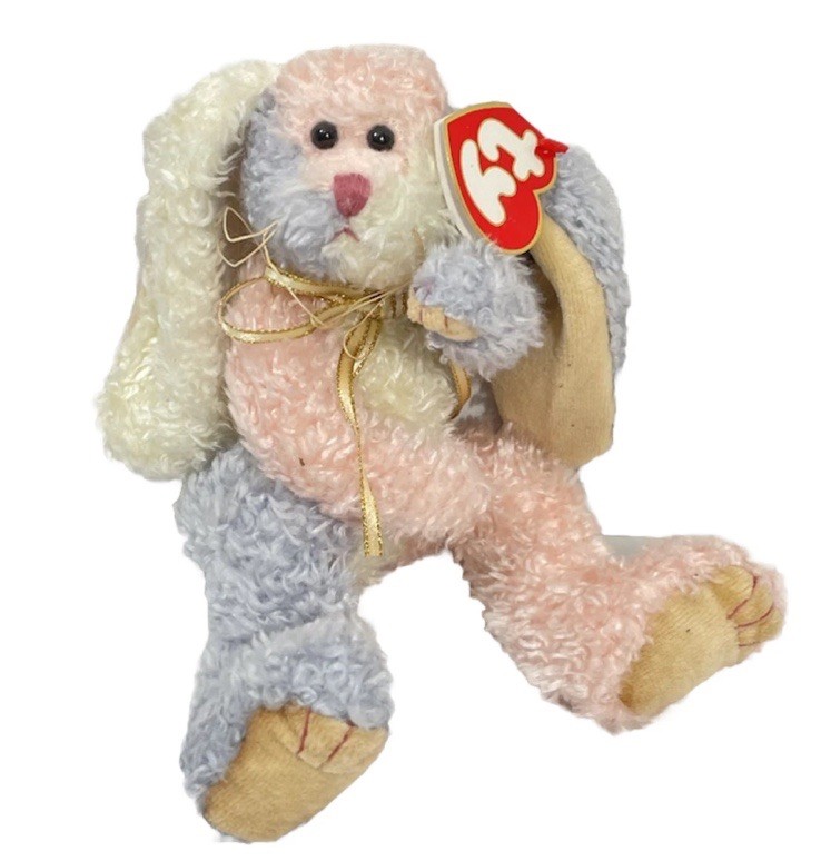 TY Beanie Baby Bunny Attic Treasures Collection Bring May Flowers Rabbit 1993