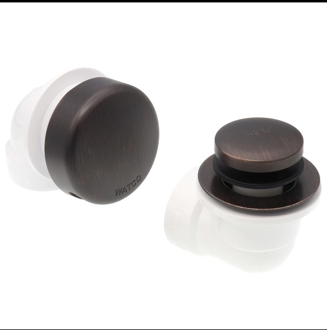 WATCO 901-FA-PVC-BZ Bath Waste Half Kit 1-1/2" PVC Foot Actuated NPSM