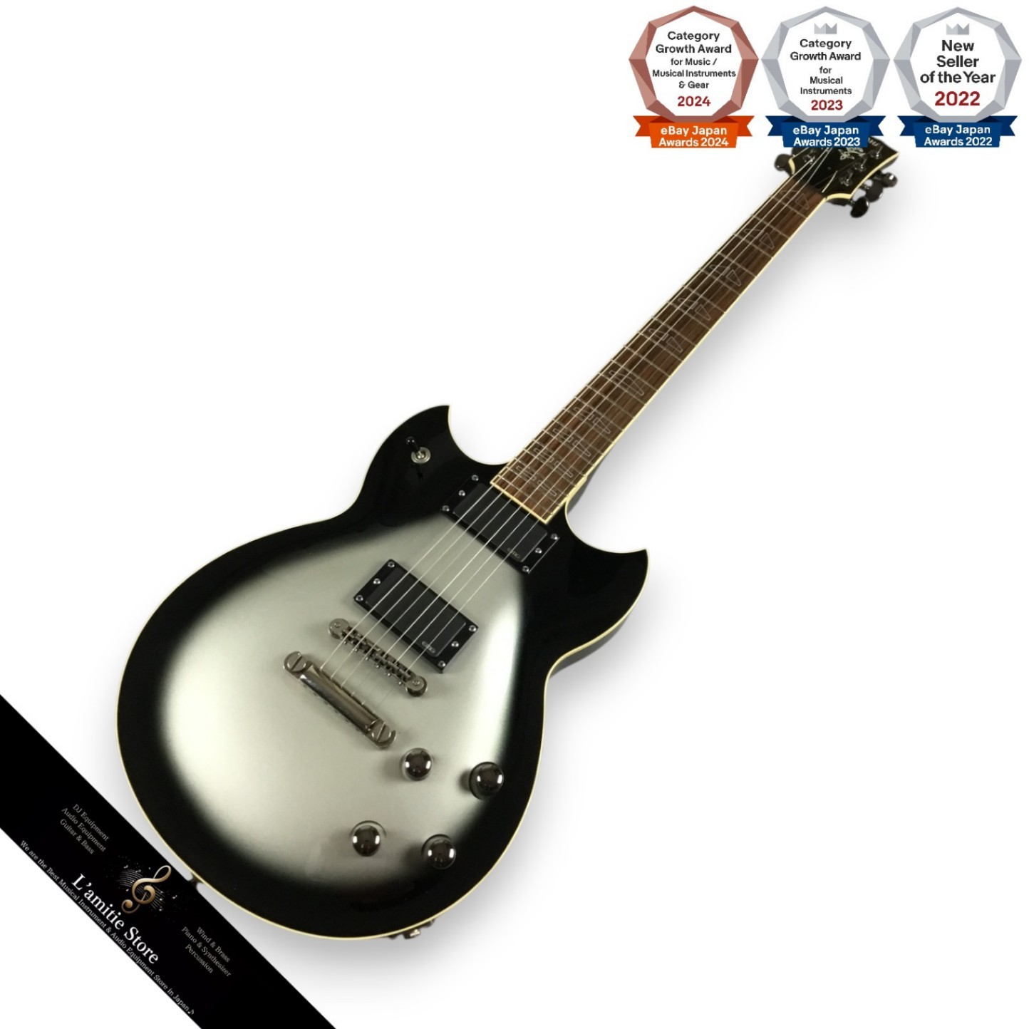 YAMAHA SG1820A Electric Guitar with EMG Pickups Grover Tuners