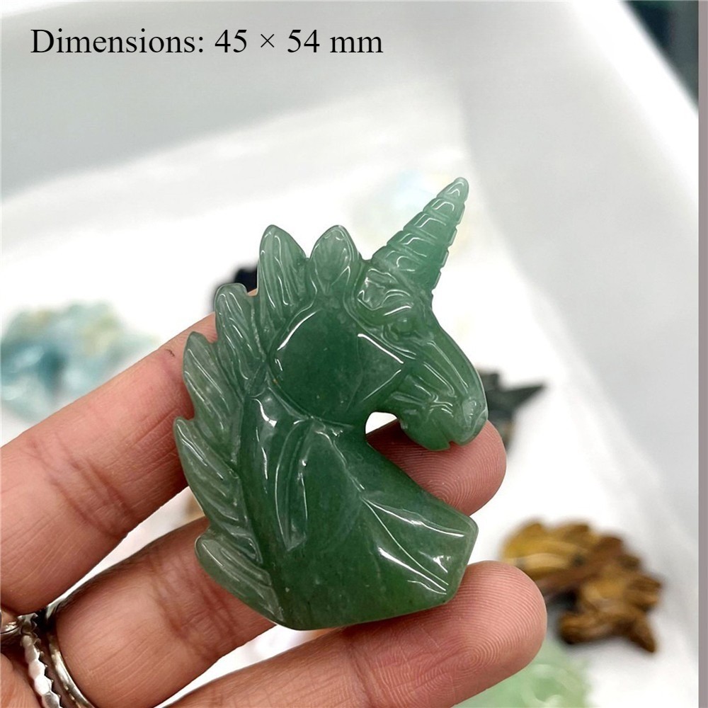 Pretty Gemstone Unicorn Figurine Home Decoration for Desk Shelf and Home Styling