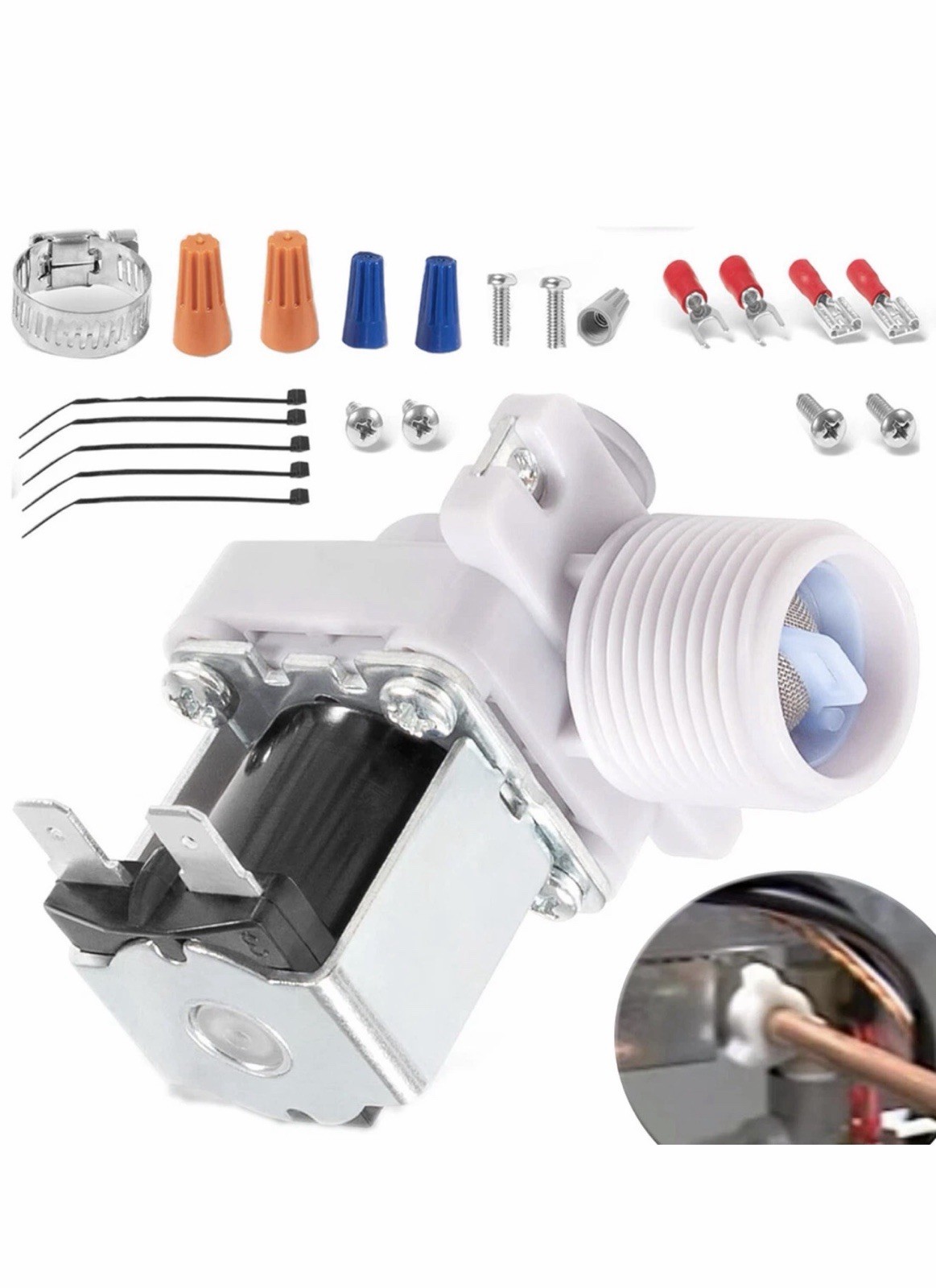 Icemaker Water Valve for Hoshizaki Ice 3U0111-01 J248-030 HOS3U0111-01 58-1135