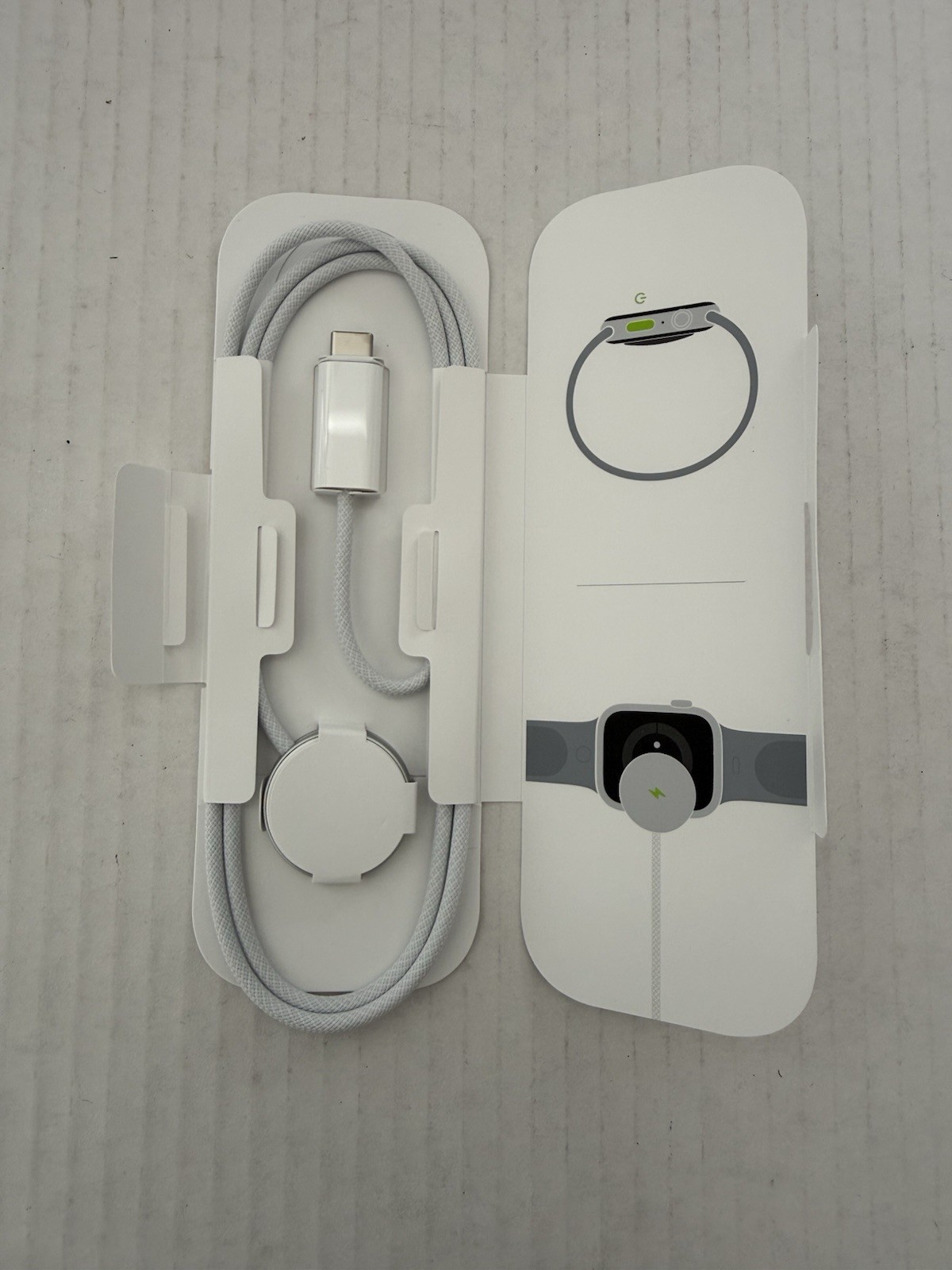 Genuine OEM Apple Watch BRAIDED Cable Magnetic Fast Charger to USB-C 1M NEW