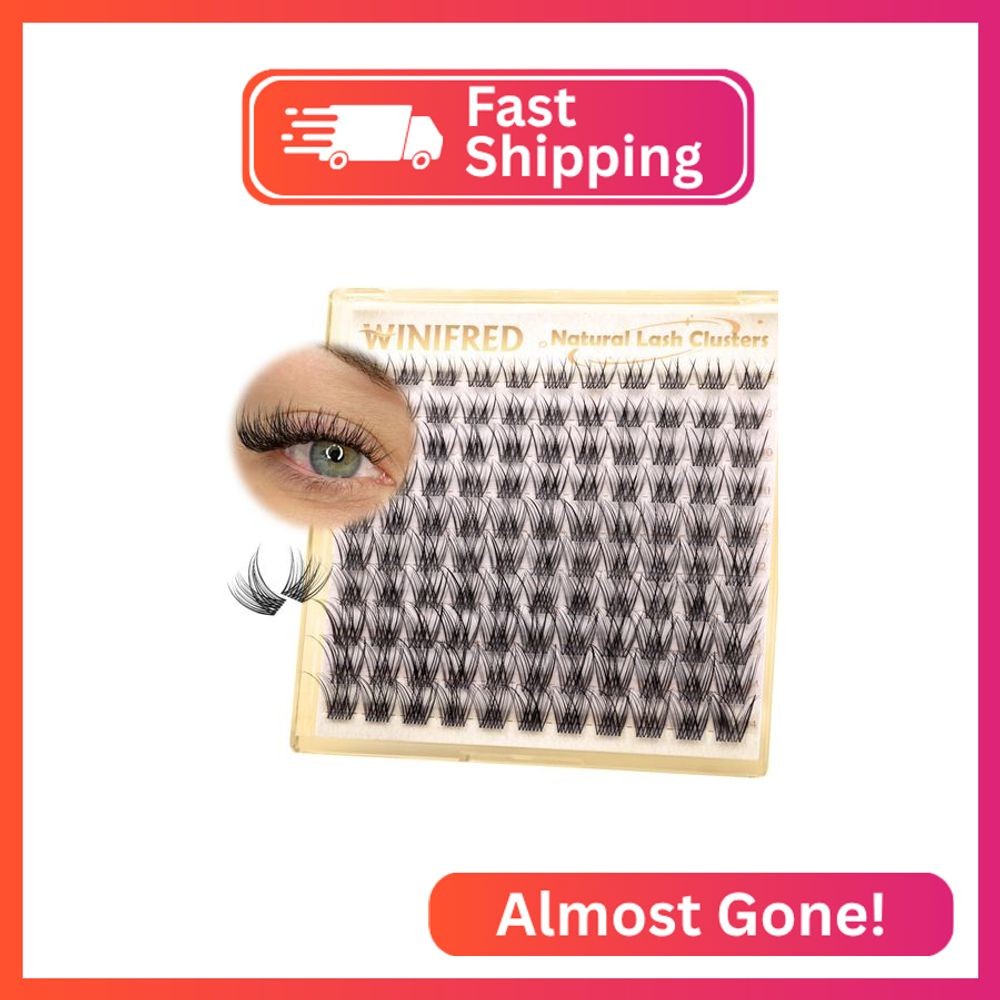 Natural Lash Clusters Clear Band Eyelash Clusters Wispy Lashes Clusters 8-14mm C