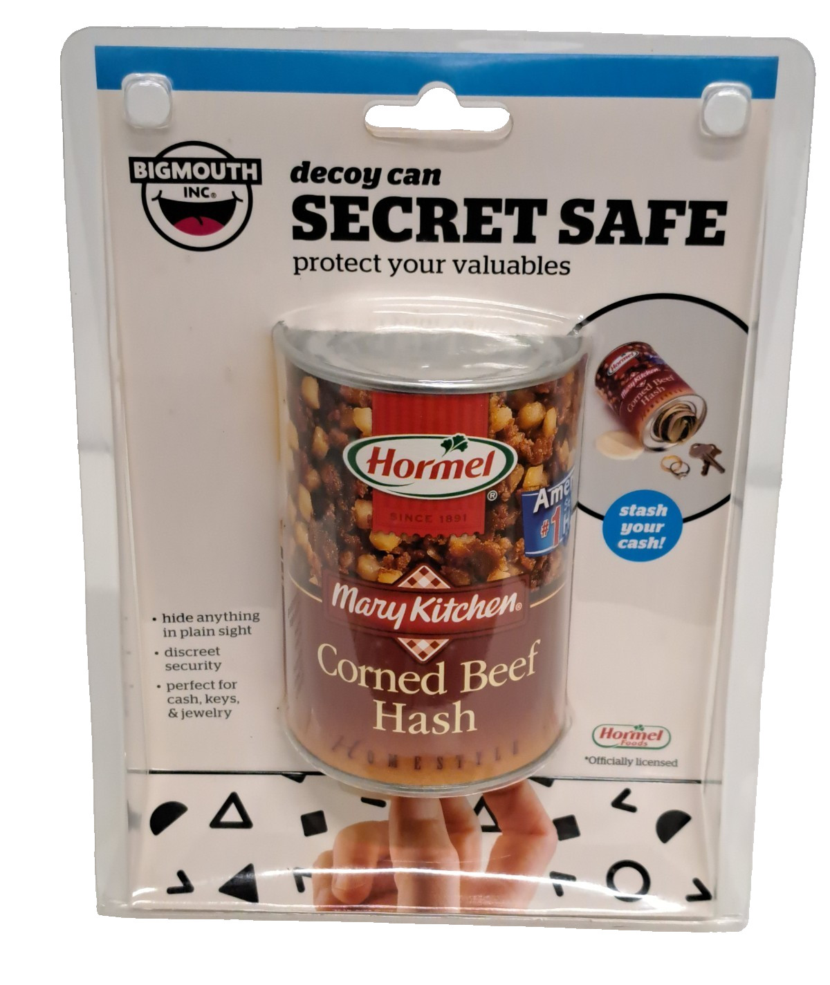 Decoy Can Secret Safe Hormel Corned Beef Hash Bigmouth Hide-a-key Moneybox NEW