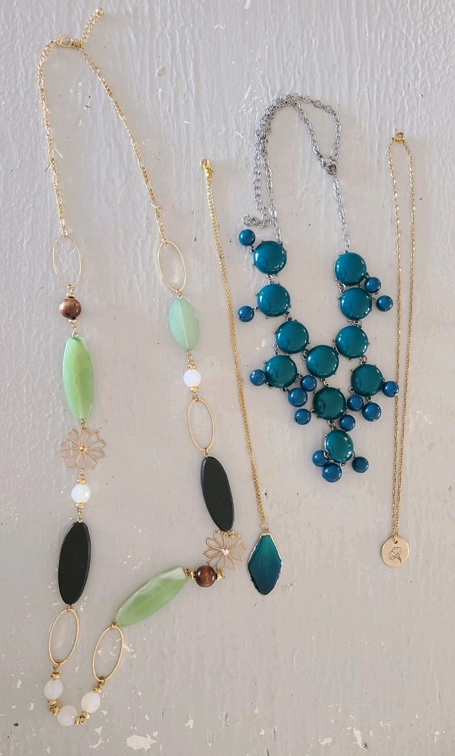 Women's Y2K Boho Statement  Necklaces And Floral Stretch Ring Jewelry Mixed Lot