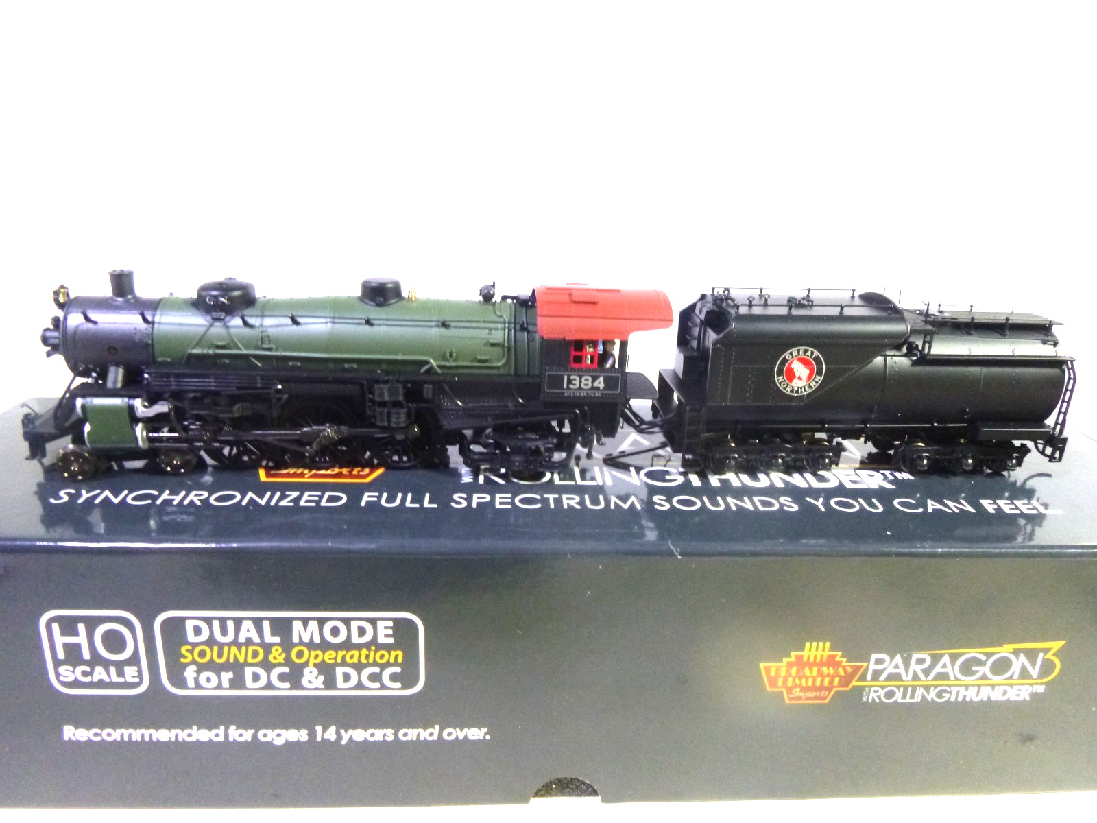 K-HO-Broadway Limited Light Pacific 4-6-2 GREAT NORTHERN Paragon 3 Sound DCC,DC