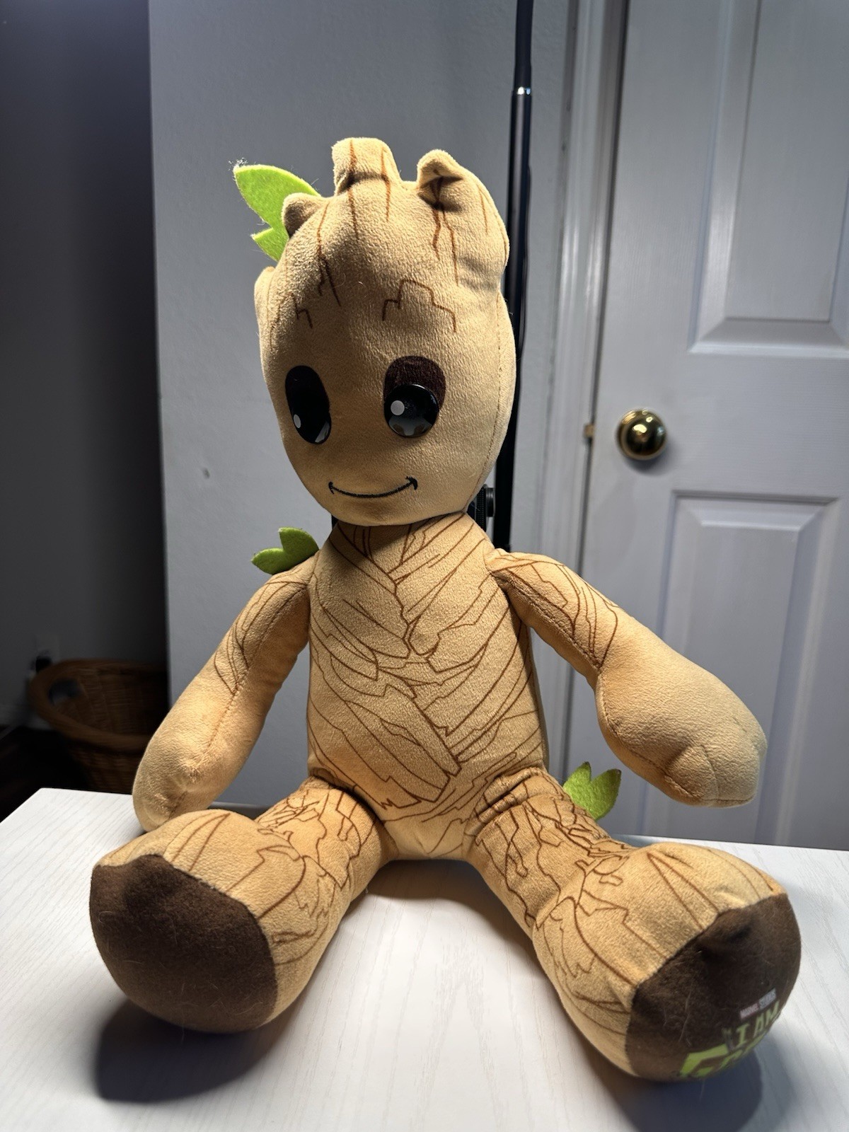 Build-A-Bear Workshop Guardians of the Galaxy Baby Groot Plush. Has Heartbeat