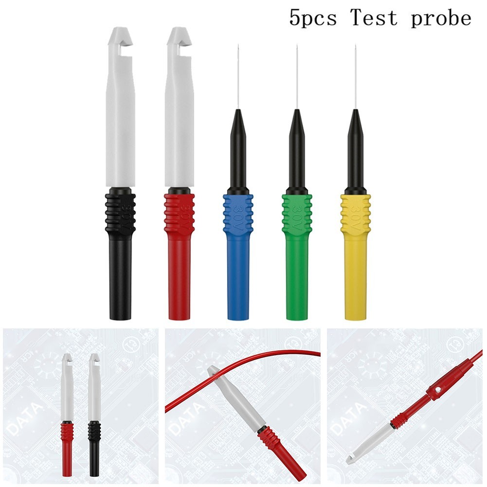 Test Probe Multimeter Tools Nondestructive Probe Set Probe 30-60V/30A 4mm