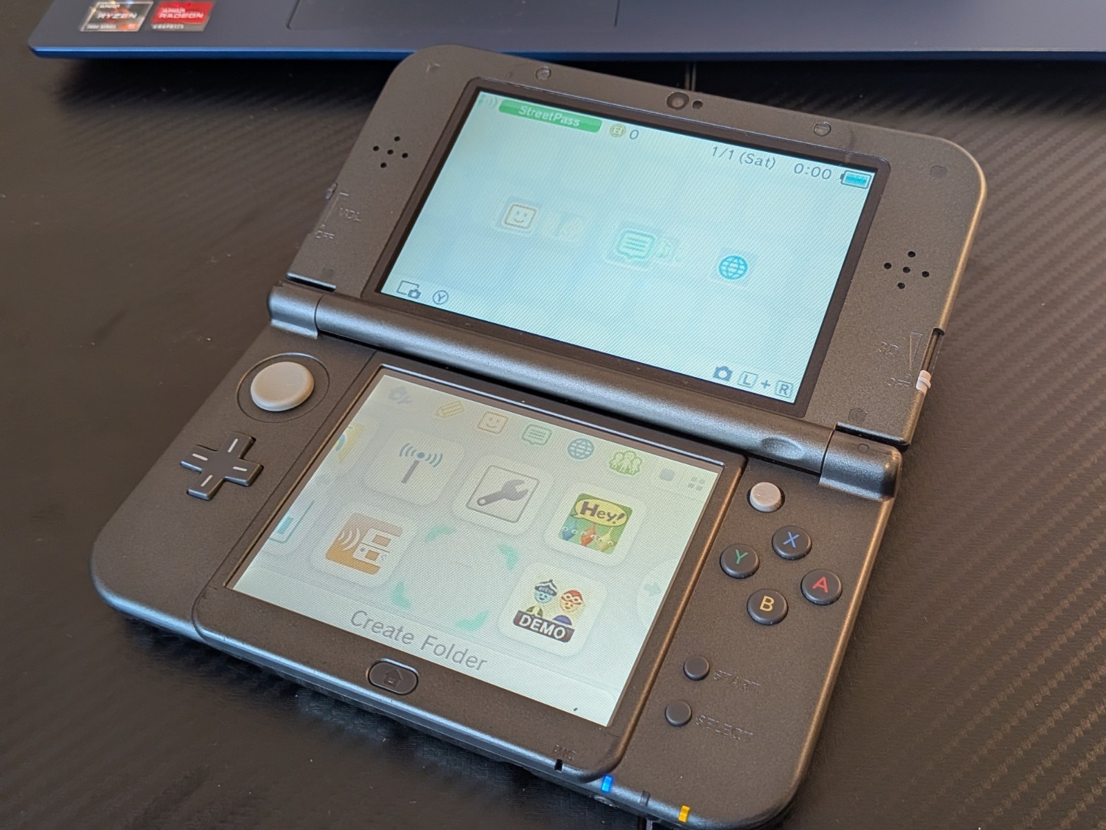 Nintendo New 3DS XL Handheld Console Gray w/ Charger + 1 YEAR WARRANTY!