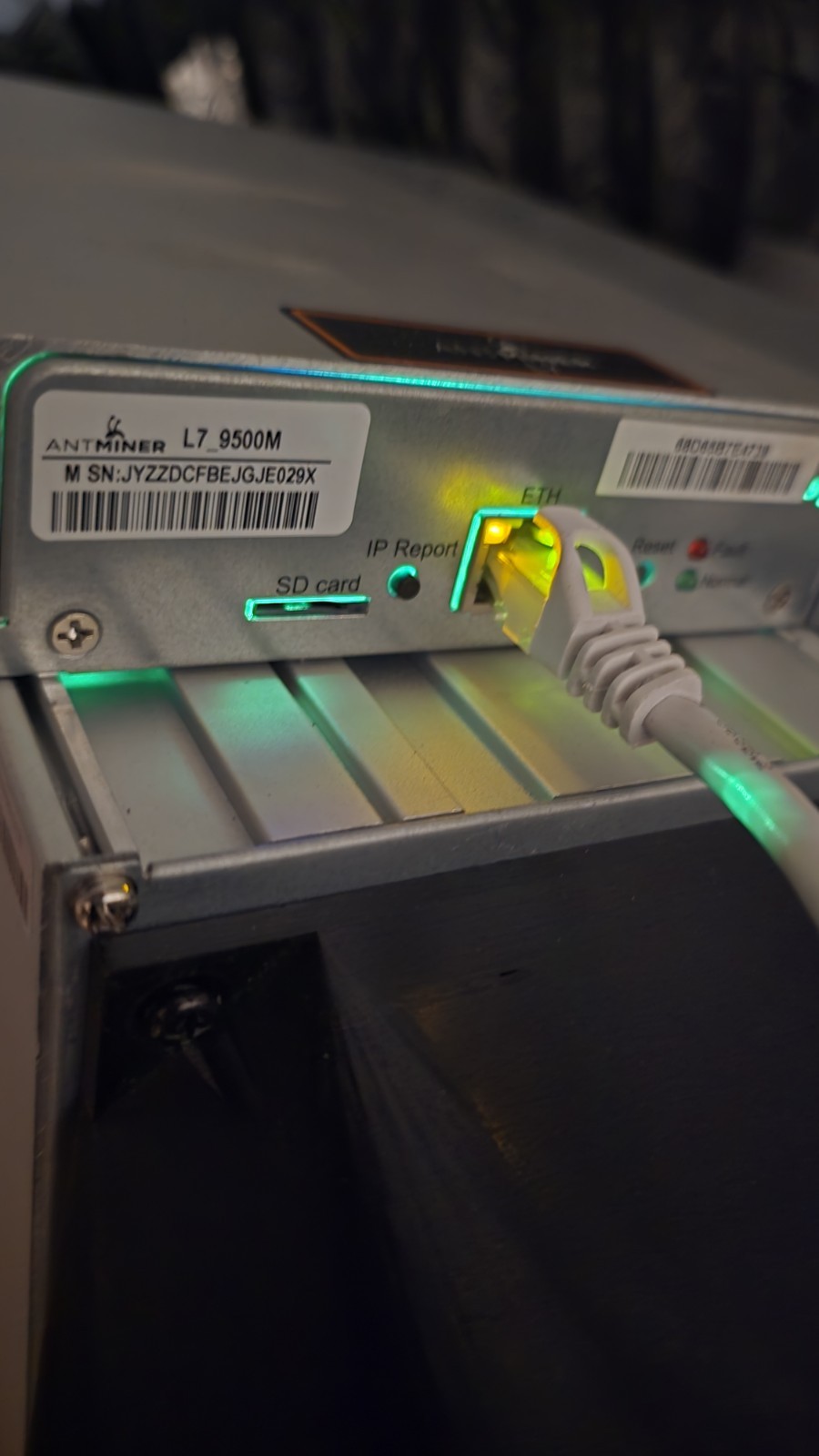 Bitmain Antminer L7 9500 Mh/S Doge/LTC/Scrypt Merge Mining Rig