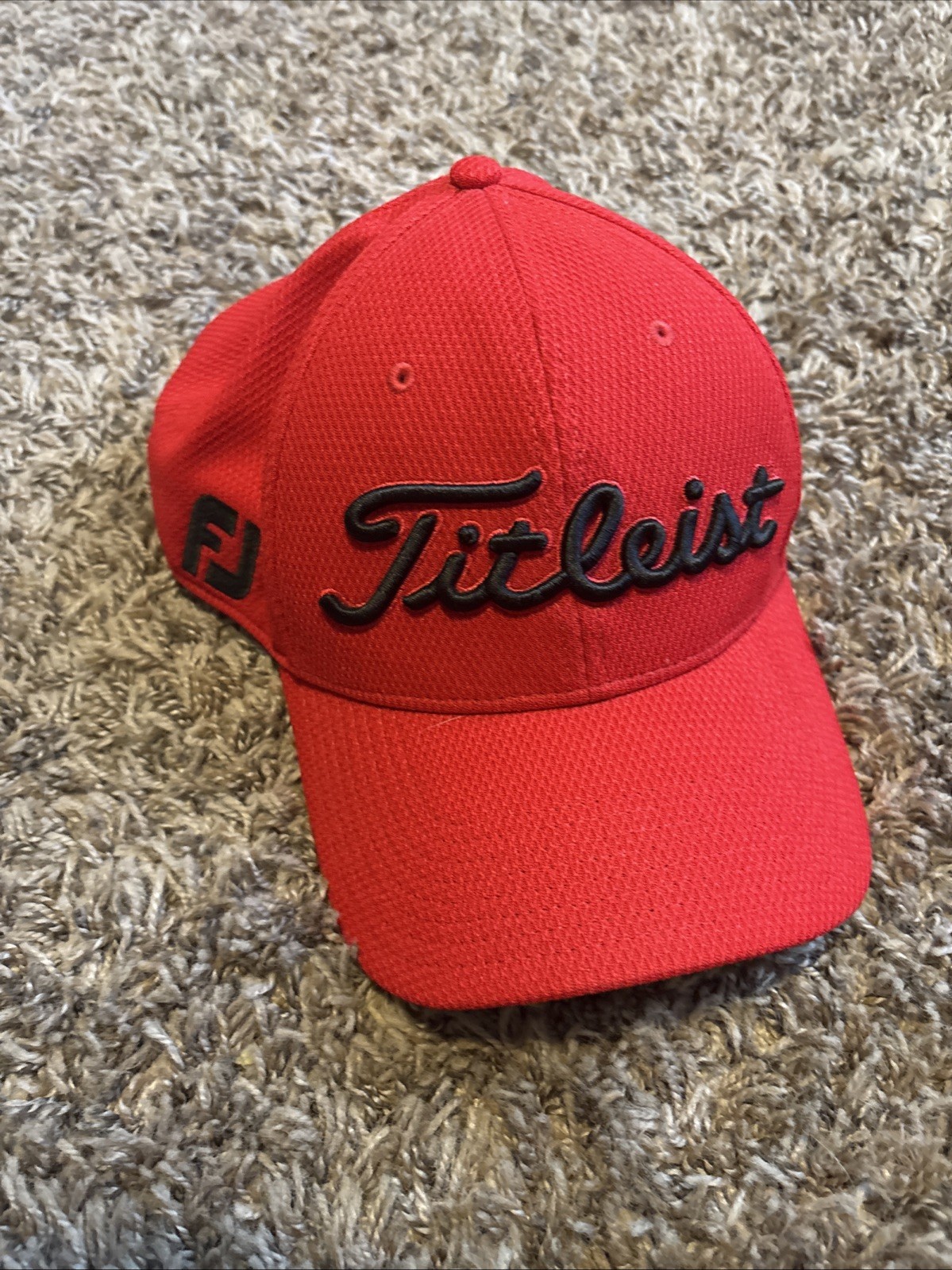 Titleist FootJoy Pro V1 Hat Red Adult Size M/L  Clean