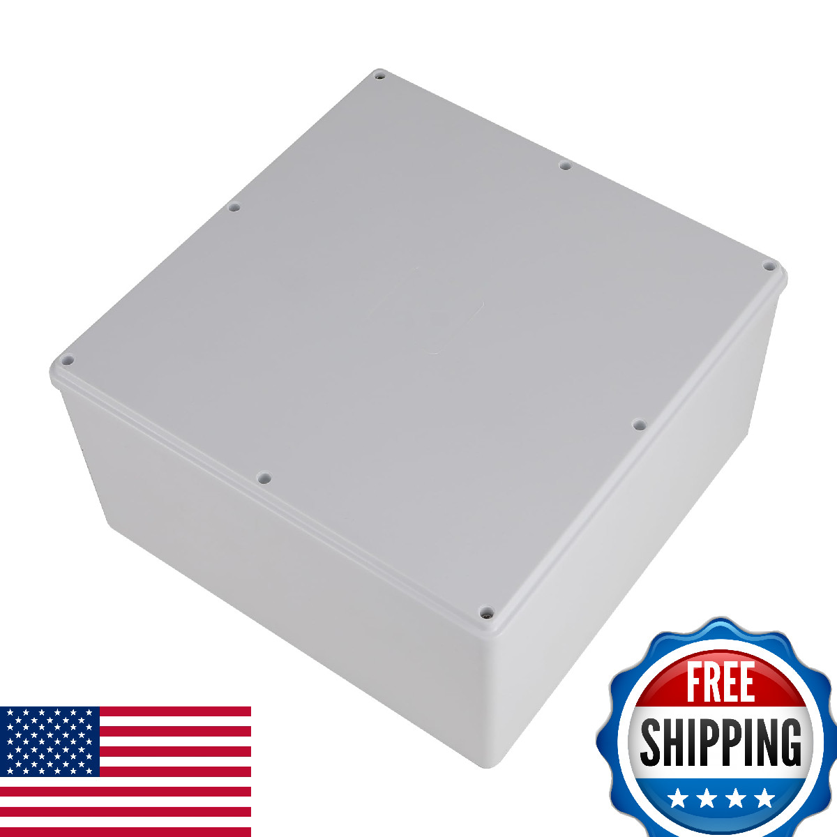 12x12x6 ABS Plastic Dustproof Waterproof Junction Box IP65 Outdoor Electrical En