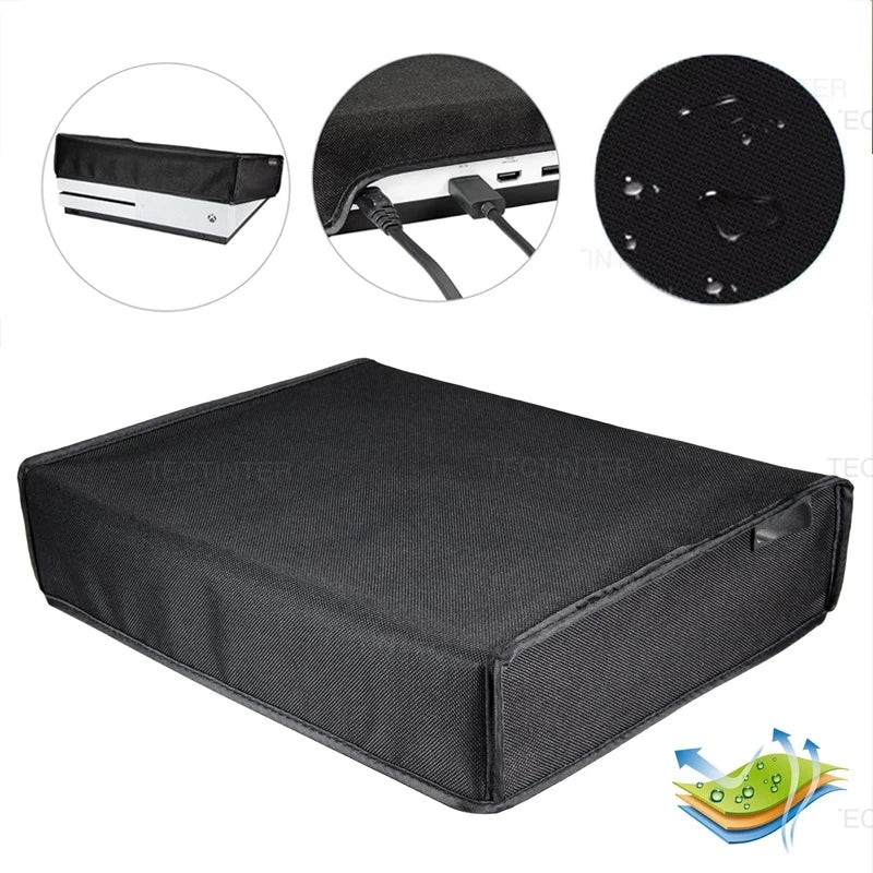 Soft Dustproof Case For Xbox One Slim Console Anti-Scratch Horizontal Dust Cover