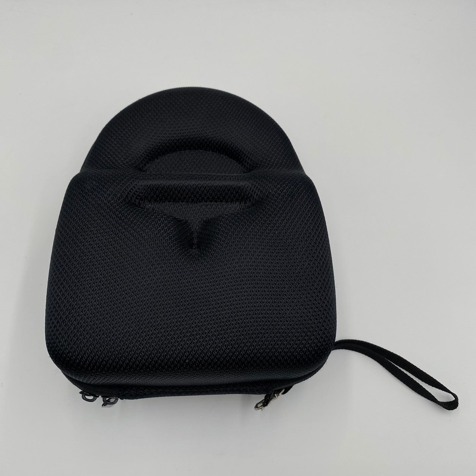 Black Hard Shell Protective Case for Headphones Worktunes Protector Zipper Strap