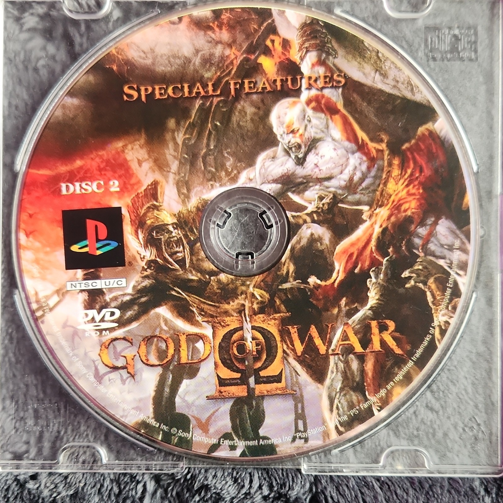 Sony PlayStation 2 God of War II Special Features Disc 2 CD Jewel Case