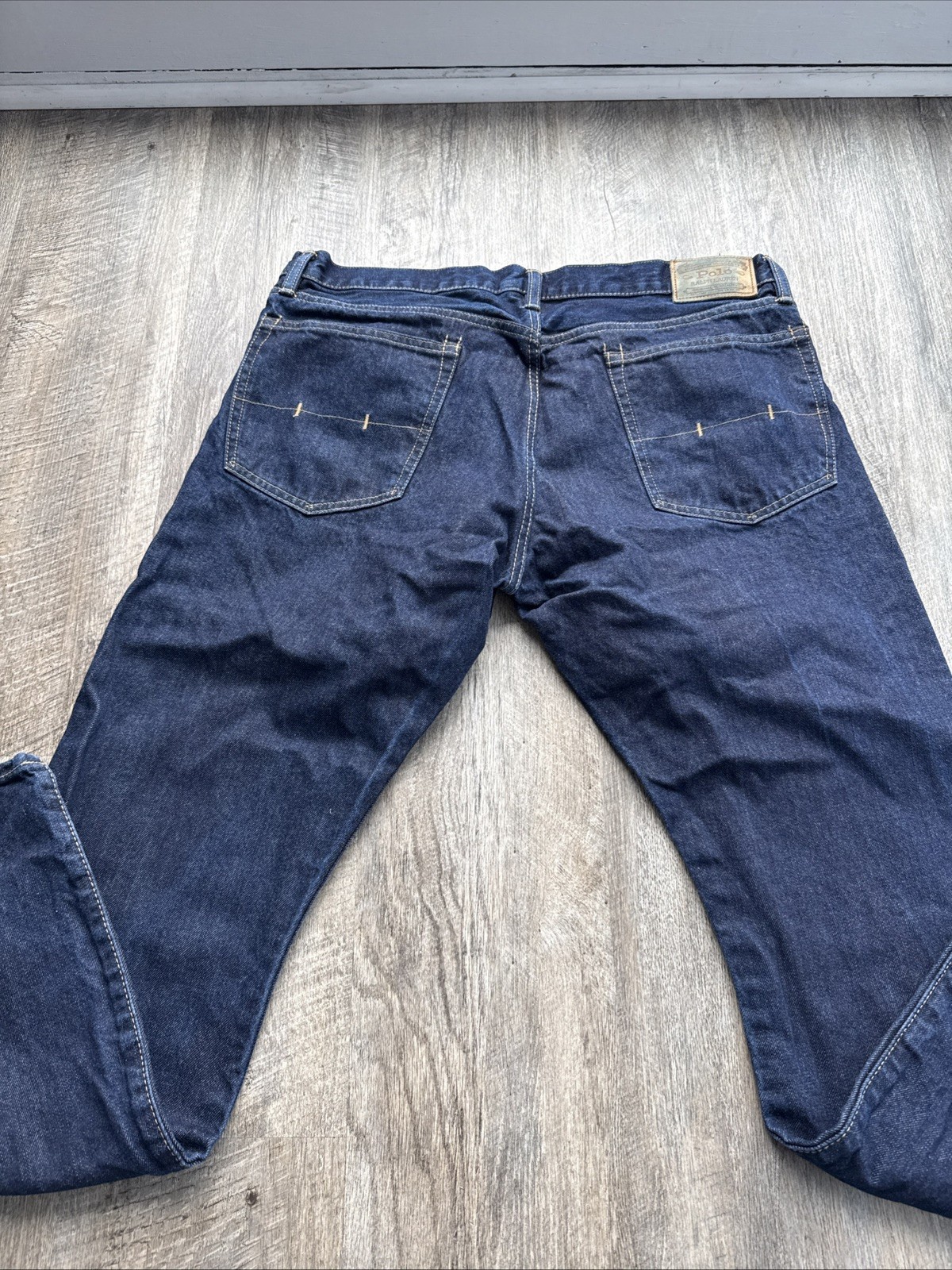 Polo Ralph Lauren Classic Fit Blue Jeans Dark Wash Men’s Size 36X32